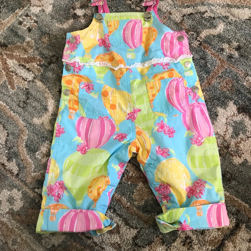 Lilly Pulitzer hot air balloon overalls 6-12 Month